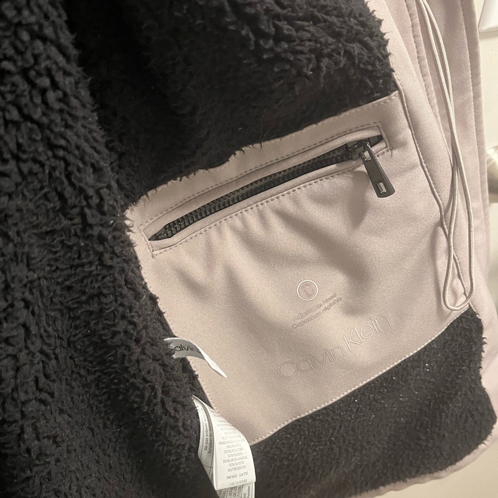 Calvin Klein Women's Beige Winter Jacket - Picture 9 of 14